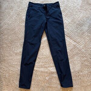 Lululemon Commission Slim-Fit Pant 31 x 34 Warpstreme Blue Navy ABC
